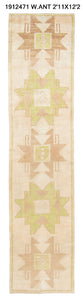 3x12 Old & Vintage Turkish Area Runner Rug
