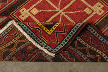 3x12 Red Vintage Turkish Runner Rug