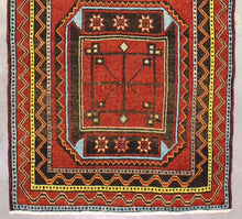 3x12 Red Vintage Turkish Runner Rug