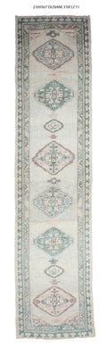 3x13 Modern Oushak Area Runner Rug
