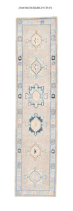 3x13 Modern Oushak Area Runner Rug