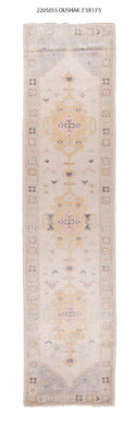 3x13 Modern Oushak Area Runner Rug