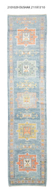 3x14 Modern Oushak Area Runner Rug