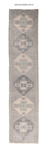 3x14 Modern Oushak Area Runner Rug