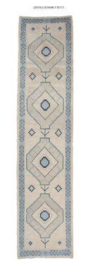 3x14 Modern Oushak Area Runner Rug