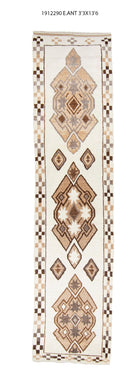 3x14 Old & Vintage Turkish Area Runner Rug