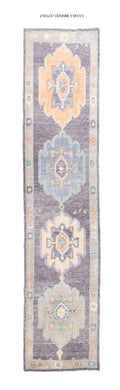 3x15 Modern Oushak Area Runner Rug