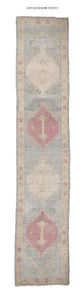3x15 Modern Oushak Area Runner Rug