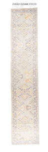 3x15 Modern Oushak Area Runner Rug