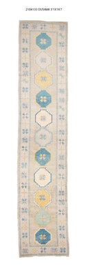 3x15 Modern Oushak Area Runner Rug