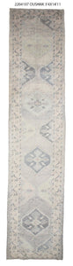 3x15 Modern Oushak Area Runner Rug