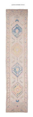 3x15 Modern Oushak Area Runner Rug