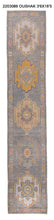 3x16 Modern Oushak Area Runner Rug