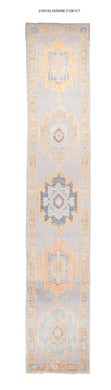 3x16 Modern Oushak Area Runner Rug