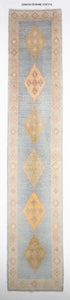 3x16 Modern Oushak Area Tulu Rug