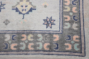3x17 Modern Oushak Area Runner Rug