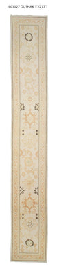 3x17 Modern Oushak Area Runner Rug