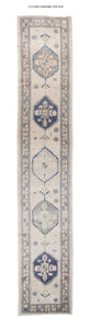 3x17 Modern Oushak Area Runner Rug