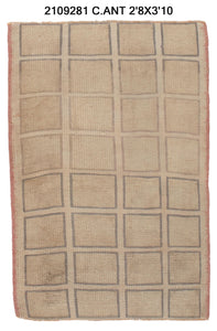 3x4 Old & Vintage Turkish Area Rug