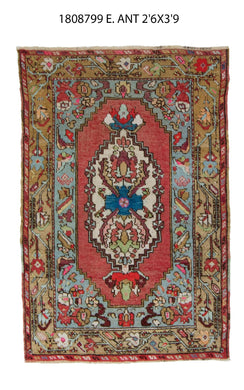 3x4 Turkish Carpet Area Rug
