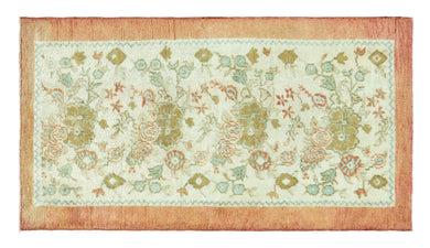 3x5 Beige & Light Coral Old & Vintage Turkish Area Rug