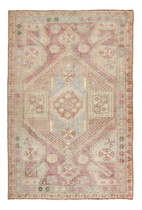 3x5 Colorful Old & Vintage Turkish Area Rug