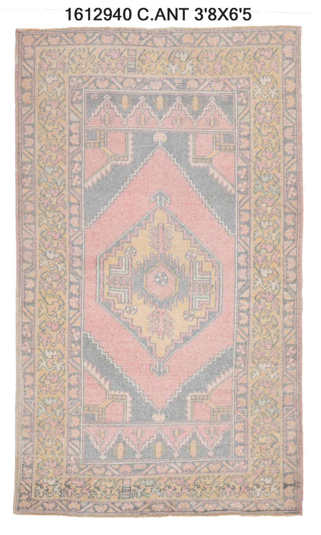 3x5 Old & Vintage Turkish Area Rug