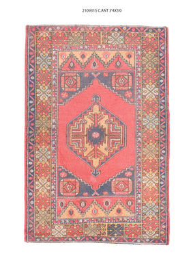 3x5 Old & Vintage Turkish Area Rug