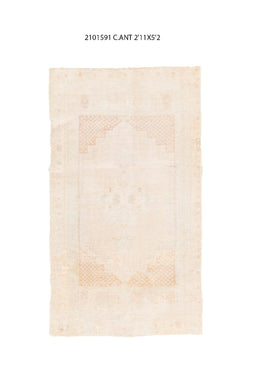 3x5 Old& Vintage Turkish Area Rug