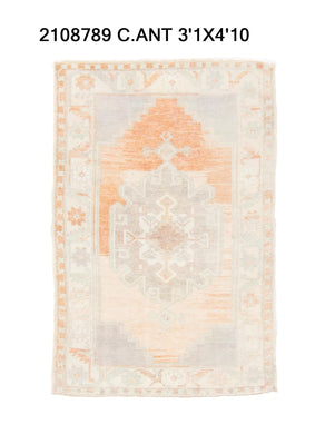3x5 Old & Vintage Turkish Area Rug