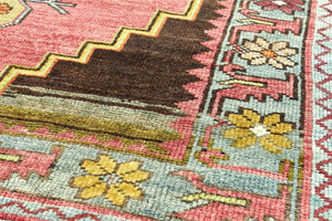 3x5 Red Old & Vintage Turkish Area Rug