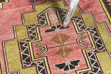3x5 Red Old & Vintage Turkish Area Rug