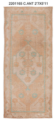 3x6 Old & Vintage Turkish Area Rug