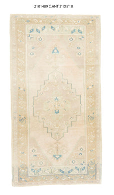 3x6 Old & Vintage Turkish Area Rug