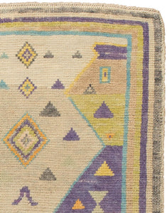 3x7 Soft Modern Oushak Runner Rug