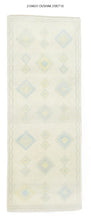 3x8 Modern Oushak Area Runner Rug