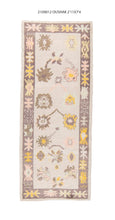 3x8 Modern Oushak Area Runner Rug