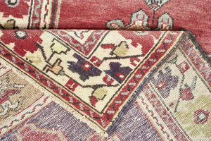 3x9 Colorful Old & Vintage Turkish Runner Rug