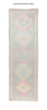 3x9 Modern Oushak Area Runner Rug