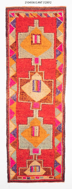 3x9 Old & Vintage Turkish Area Runner Rug
