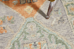 3x9 Soft Modern Oushak Runner Rug