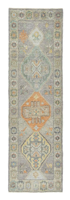 3x9 Soft Modern Oushak Runner Rug