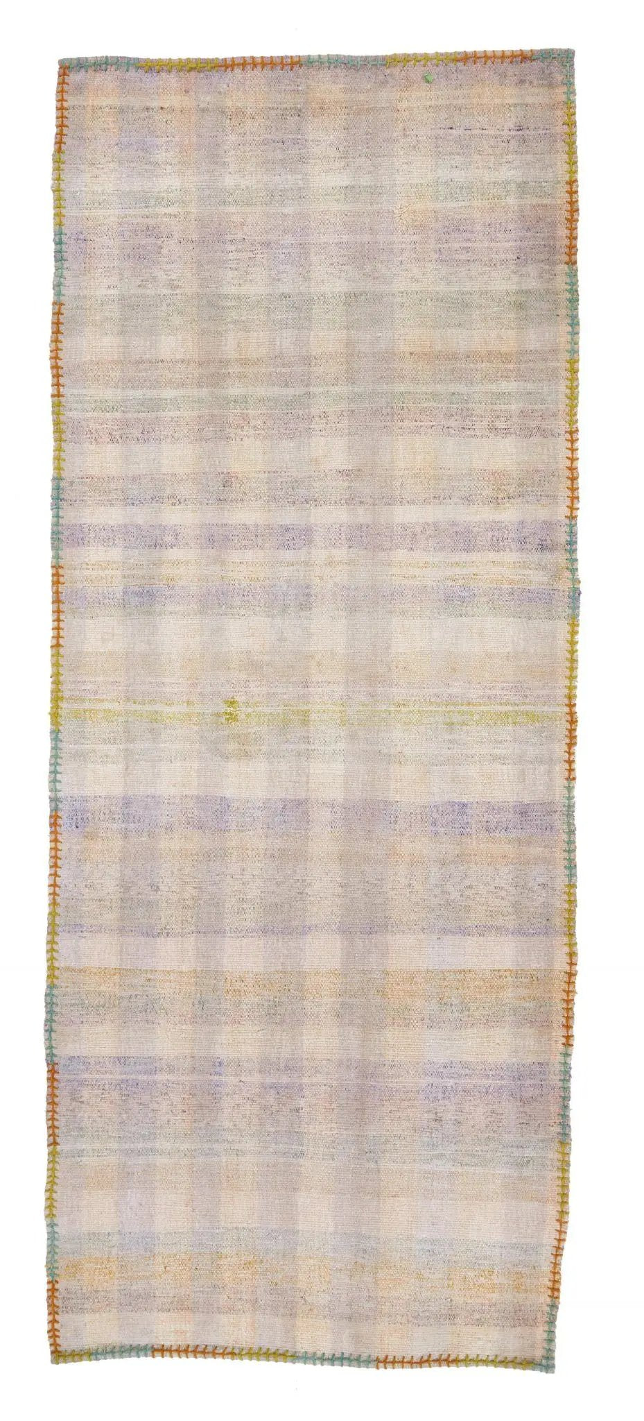 3x9 Yellow Vintage Turkish Area Rug