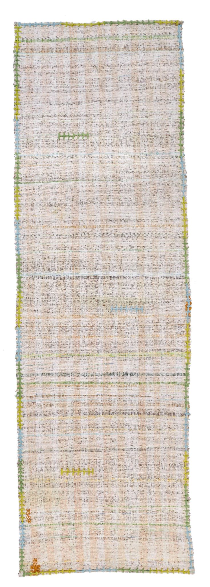 3x9 Yellow Vintage Turkish Runner Rug