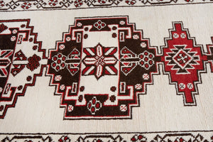 4x10 Old & Vintage Turkish Area Runner Rug
