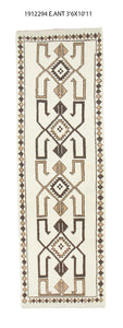 4x11 Old & Vintageturkish Area Runner Rug