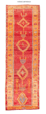 4x12 Old & Vintage Turkish Area Runne Rug