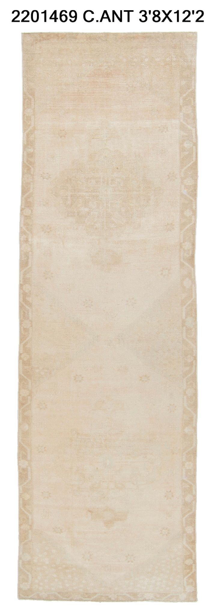 4x12 Old & Vintage Turkish Area Runner Rug