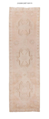 4x12 Old & Vintage Turkish Area Runner Rug