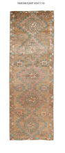 4x12 Old & Vintage Turkish Area Runner Rug